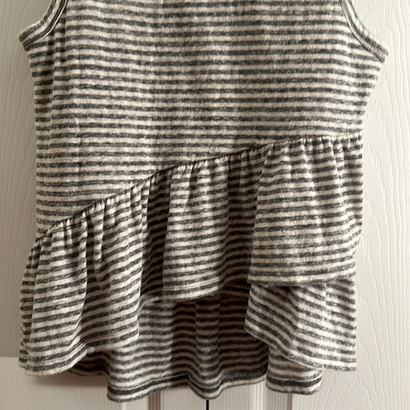 Abercrombie & Fitch Flowy Tank Top Size Small Gray & White - Picture 5 of 8